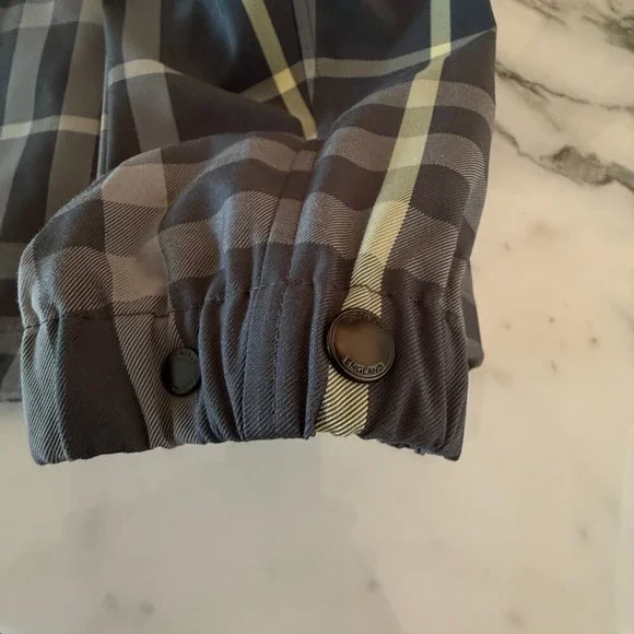 Burberry Men's STANFORD Checked Hooded Jacket, Coat, Authentic, 8084224, XL